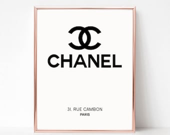 Chanel emblem Etsy image about Free Printable Chanel Logo named Chanel brand Etsy